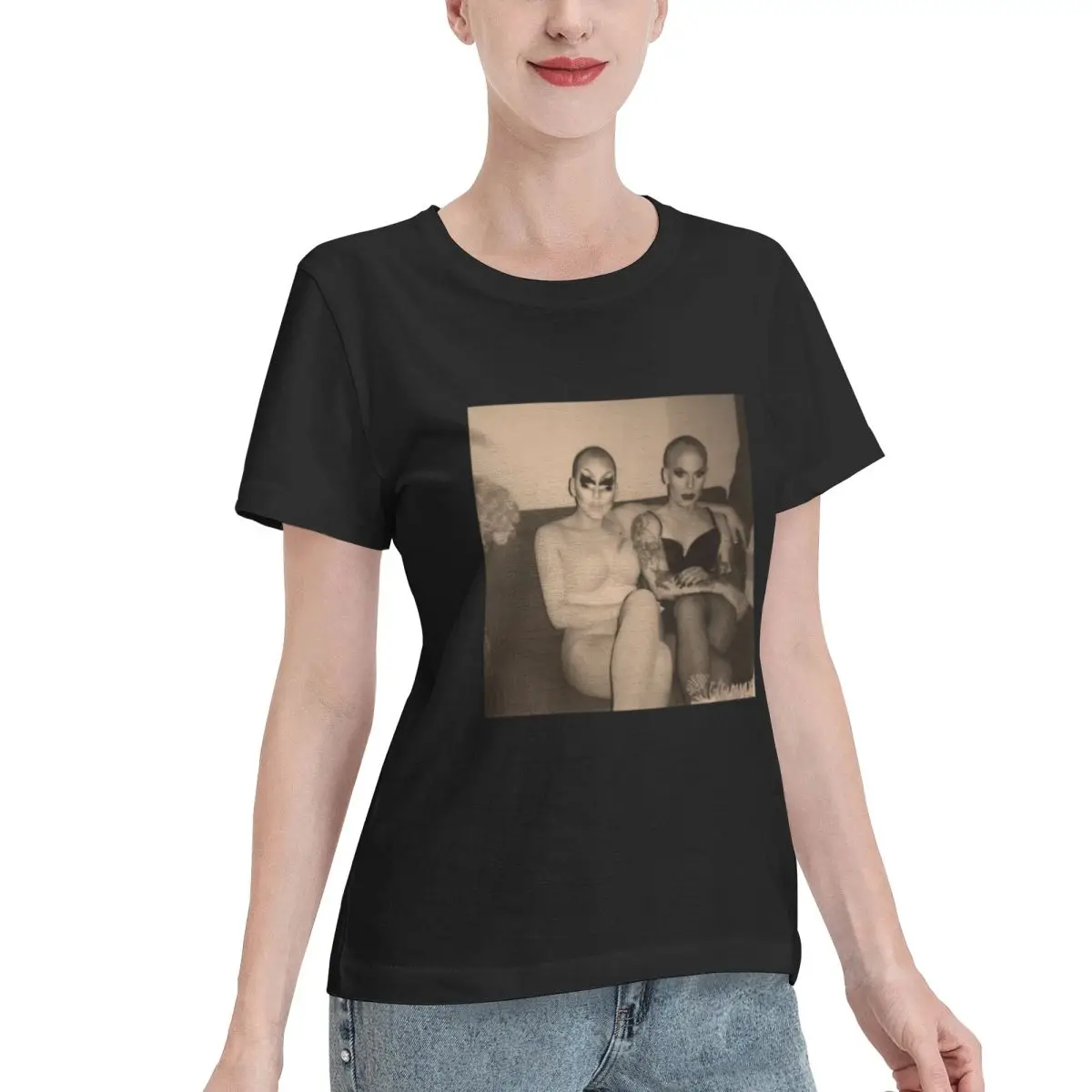 Budget Friendly Trixie Katya - Behind The Scenes Women's T-shirt Sporty Affordable Ladies Tshirt