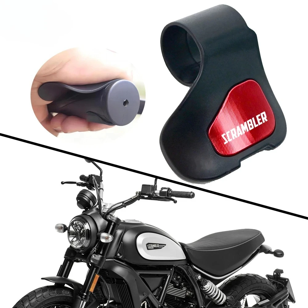 Clip de acelerador de aleación de aluminio CNC para motocicleta, ahorro de trabajo para Ducati Scrambler 400 800 1100 ICON 800 Desert Sled 2017-2024