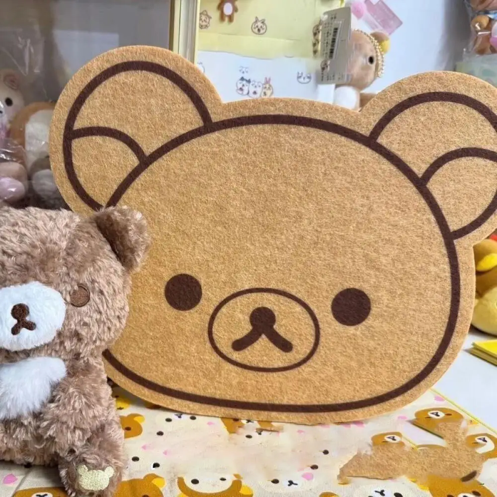 كارتون لطيف Rilakkuma ورأى مجلس صور جدار ورأى عنبر زخرفة خلفية معلقة القماش رسالة المجلس غير اللكم #1