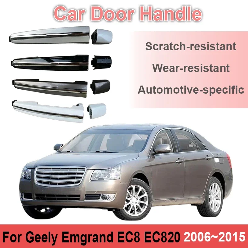Car Exterior Door Handle For Geely Emgrand EC8 2012 EC820 EC 820 Accessories 2006~2015 2007 Auto End Cap Covers Outer Doors Pull