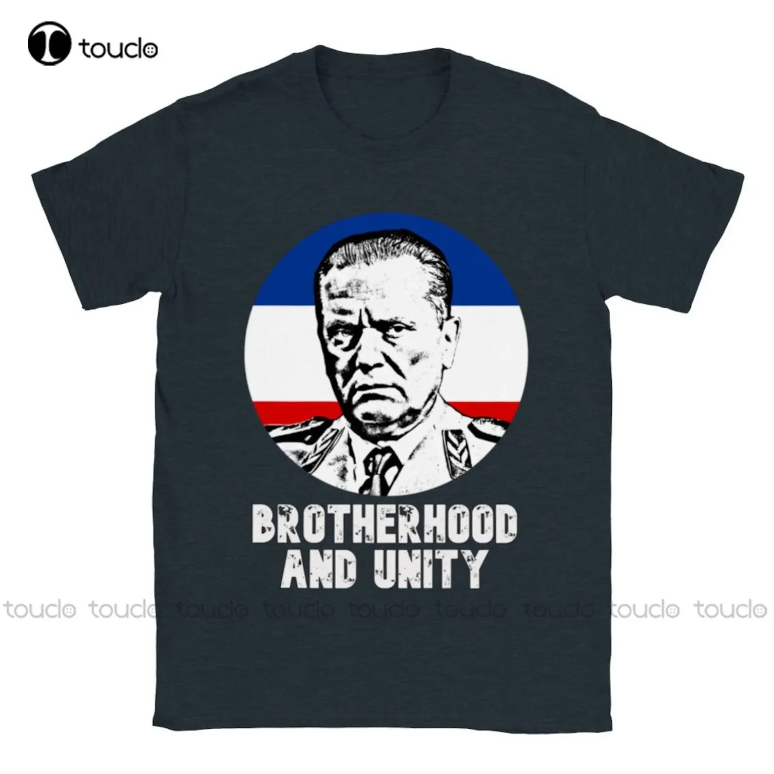 Tito Yougoslavie chemise-fraternité et unité citation jaune chemise O-cou Streetwear respzed cadeau personnalisé Xs-5Xl Tee imprimé