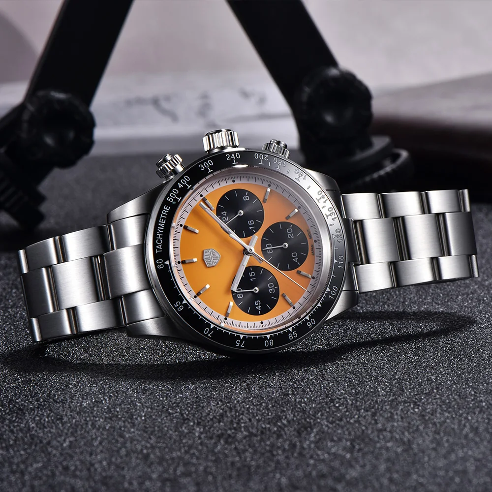 2025 RollsTimi men's Watches Top Brand fashion Quartz Watches Men's Sapphire Mirror Chronograph ceramic Bezel Clock Men's 10BAR
