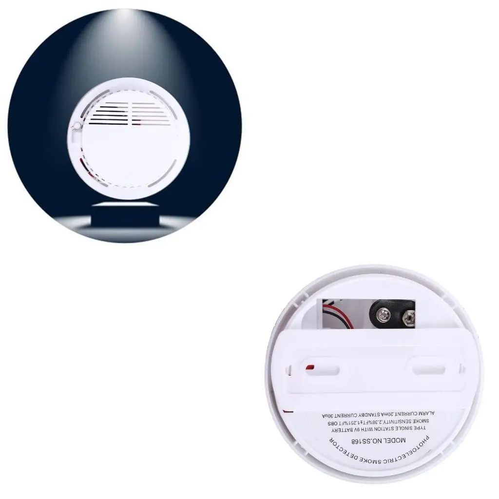 

Модный дизайн дымовой сигнализации для умного детектора дыма, сигнал тревоги высокого уровня для четкого слуха, простая для дома