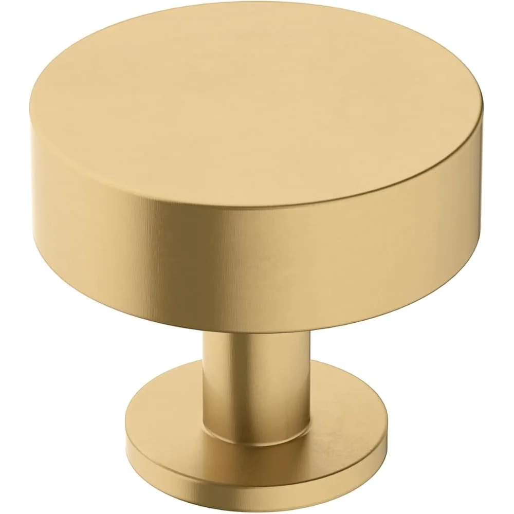 キャビネットノブ シャンパンブロンズ 32mm 耐久性のあるステンレス鋼の引き出しハードウェア 簡単な取り付け 多用途家具のアップグレード 1パック