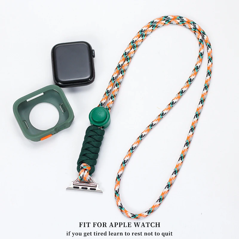 

Для Apple Watch 41 мм 42 мм 45 мм 46 мм 49 мм ремешок S10 S9 S8 Ожерелье шнур S7 S6 S5 SE ultra Cover Карманные часы плетеный ремешок