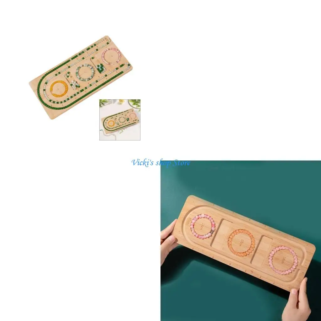 

Bead Plate Tray Craft Tool Beaded Bracelet Designs Plate Gift for Jewelry Lover