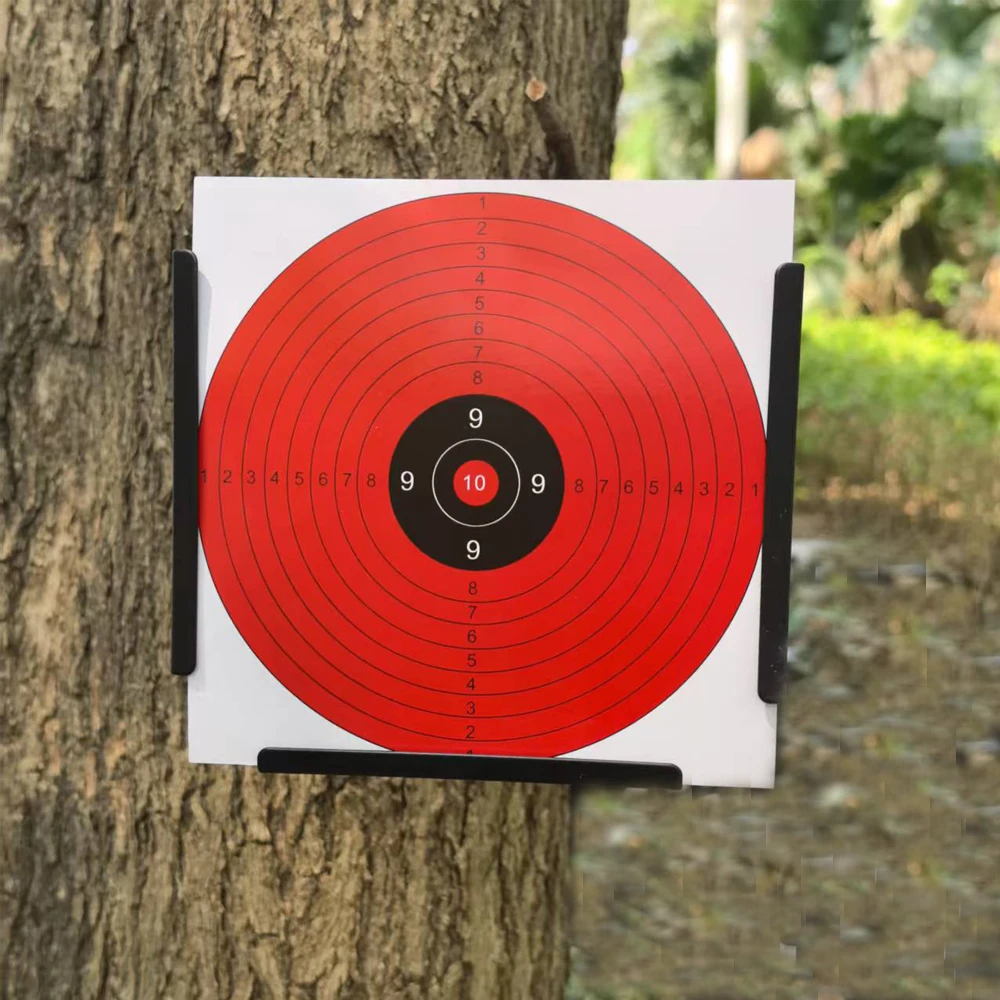 14*14*17 cm Trichterförmige Schießübungs-Zielbox mit Schleuder-Zielpapier (20 Stück im Lieferumfang enthalten) – Detail 11