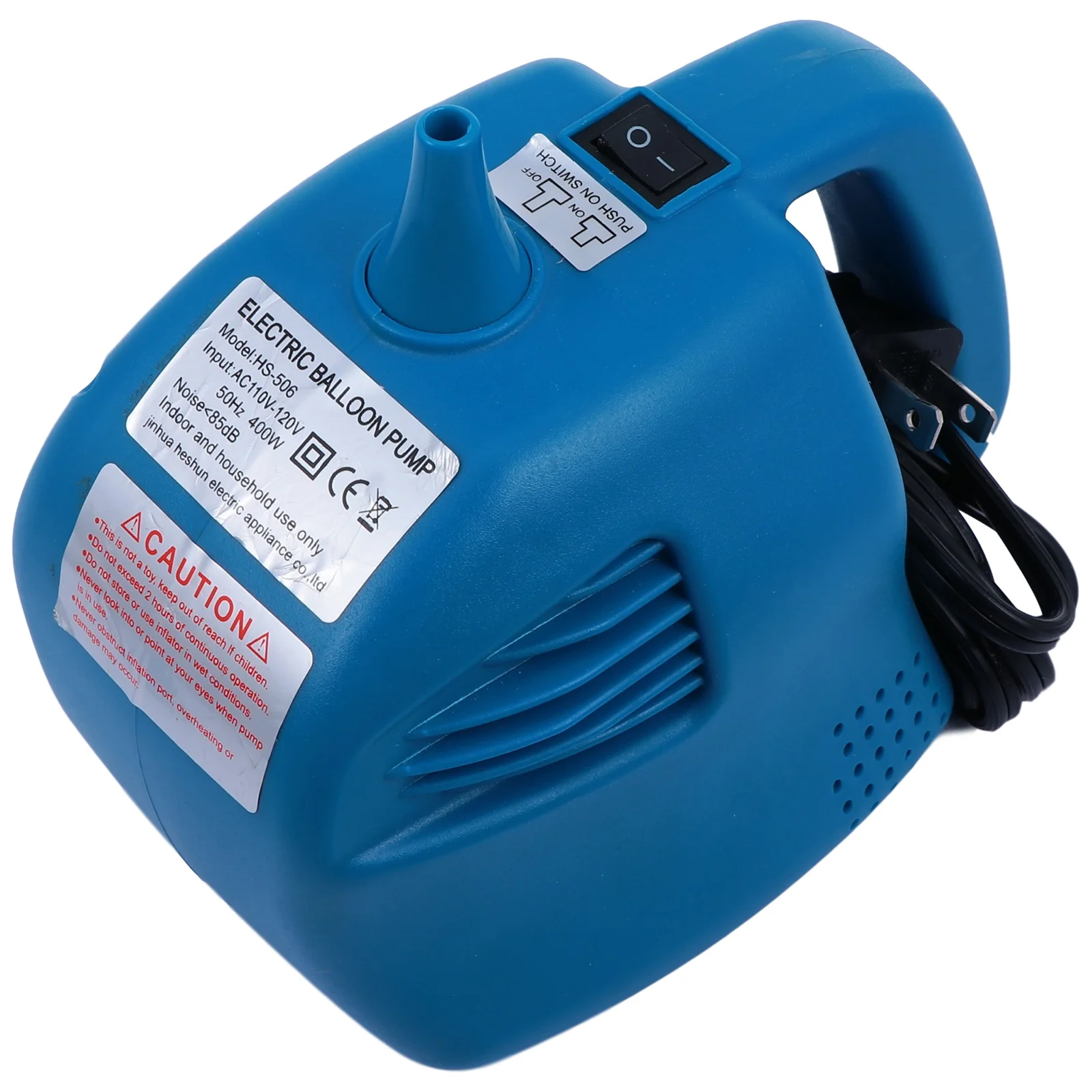 

1pc Electric Balloon Pump 13000Pa Single Hole Air Inflator Machine Portable For Party Balloon Inflation Indoor Outdoor Auto