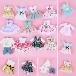 Fashion Doll Clothes Skirt Suit Best Gifts 16cm Doll Clothes High-end Dress Up Can Dress Up 1/8 BJD for Children DIY Girls Toys