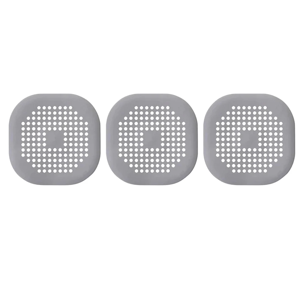 

3pcs Silicone Hair Catcher Drain Strainer For Bathroom Sink Greyhair Catcher Anti-Clogging Filter Kitchen Sink Filter