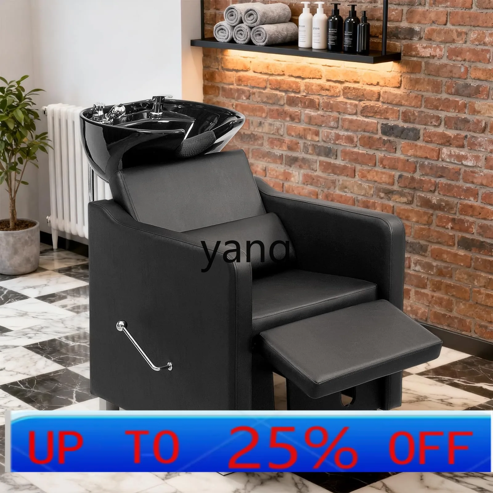 lmm   barber shop shampoo bed semi-reclining high-end hair salon flush bed