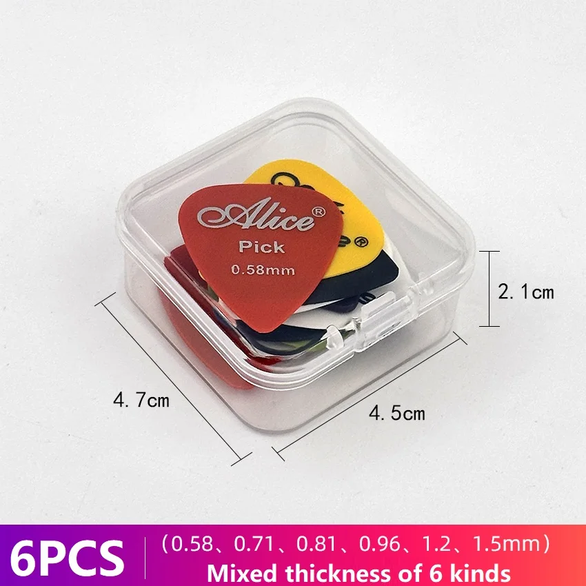 6/12/20/24 Stück Plektren für E-Gitarre, Mix aus verschiedenen Plektren, Soach Pick 0.71, Gitarrenplektren, Spitze 1.0mm JTBP02 – Detail 2