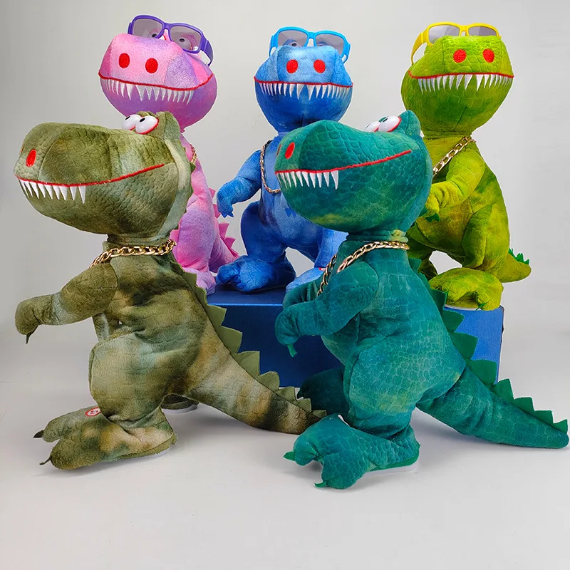 

High Quality Creative Electric Plush Toys Dinosaur Singing Dancing Learning To Speak Swinging Tyrannosaurus Children's Gifts