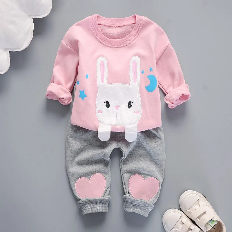 

Casual Kid Boy Clothes Set Cartoon Tops+Pant 2Pcs Suit Children Girl Sport Suit Baby Swearshirt Outfit Toddler Tracksuit A798