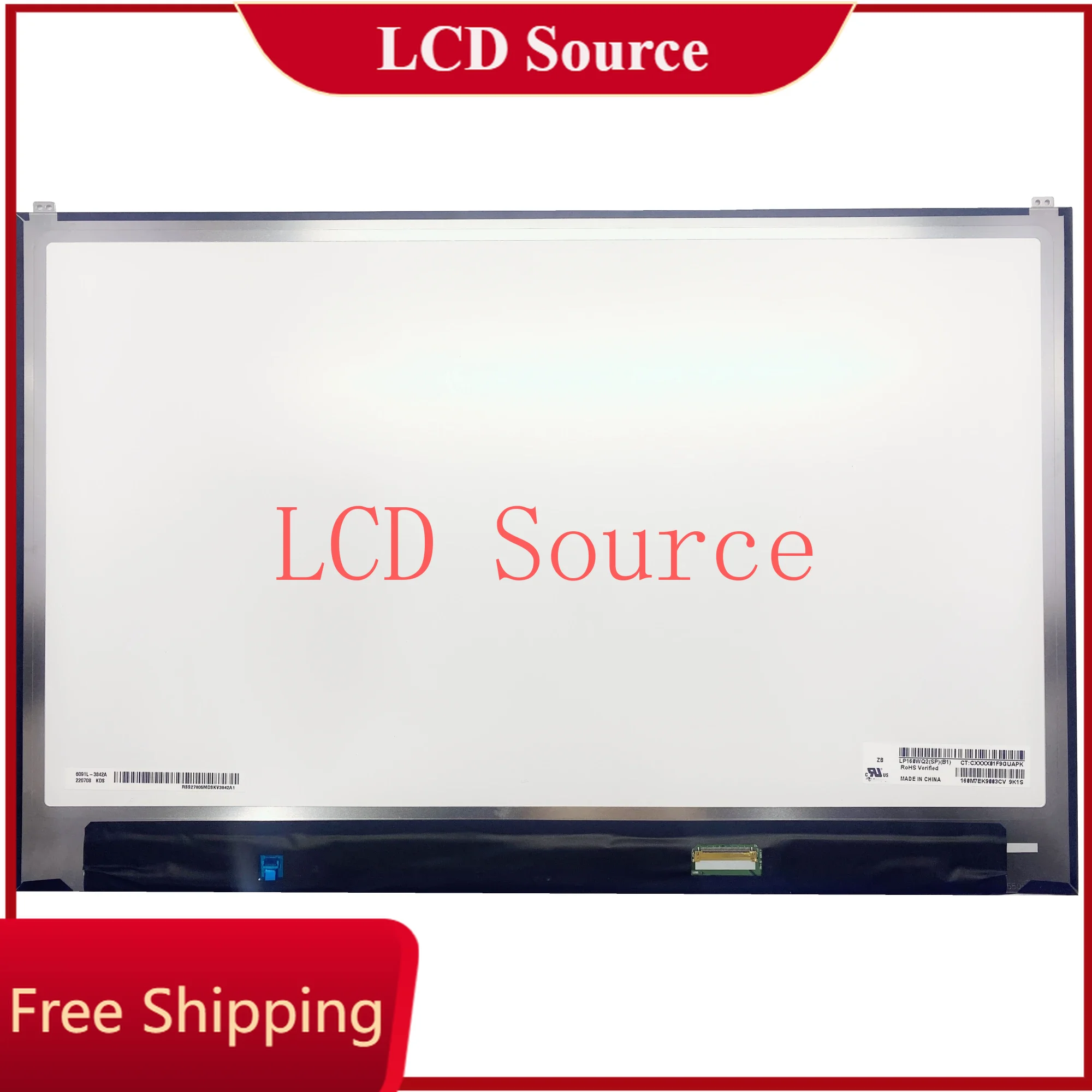 LP160WQ2 SPB1 IPS Panel 16 inch 144Hz QHD 2560x1600 Display LCD Screen Laptop Non-touch