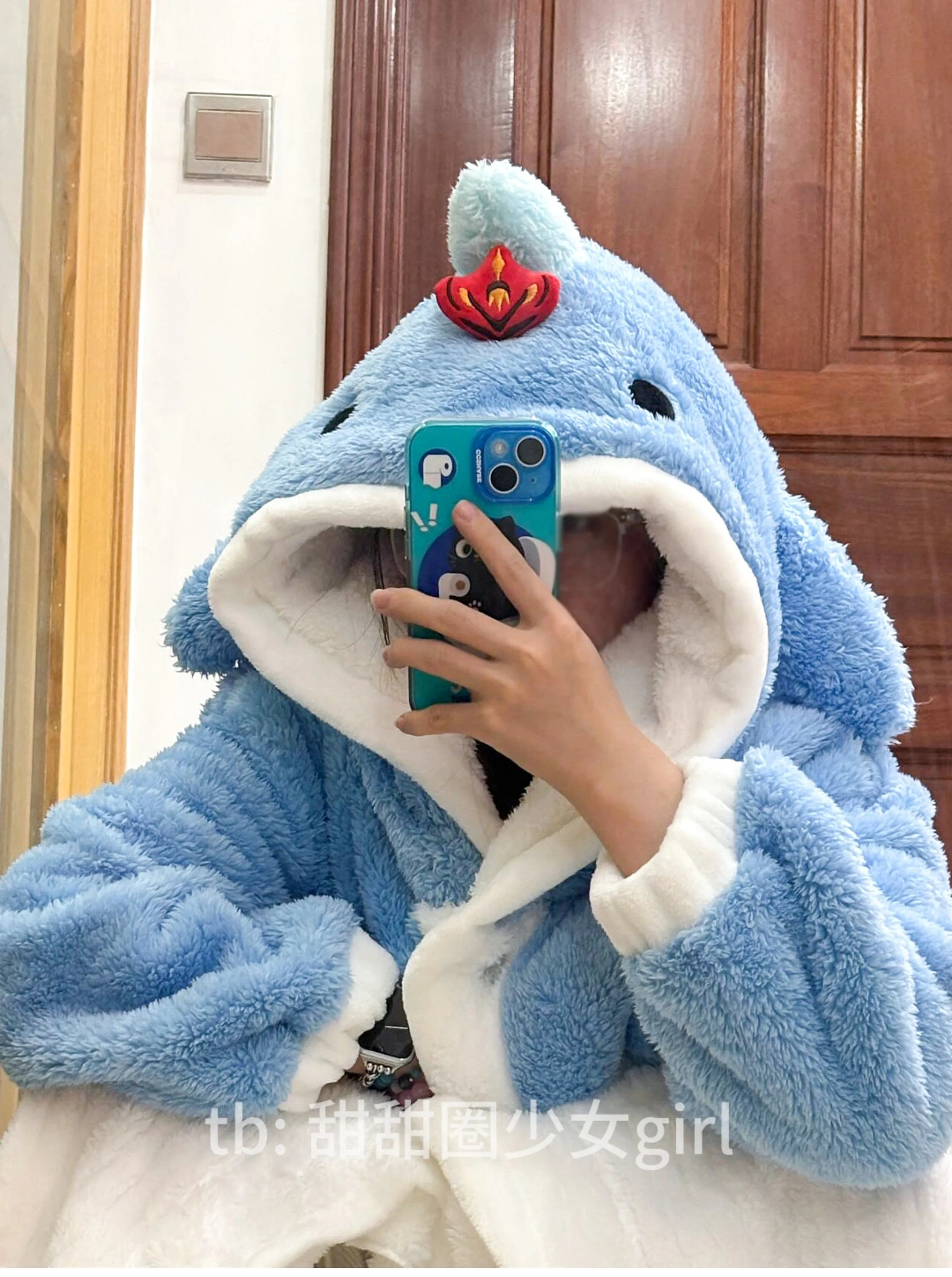 Anime Genshin Impact Tartaglia Cosplay Cartoon Loungewear Ornament Fashion Nightgown Night-robe Thicken Pajamas Coral Fleece