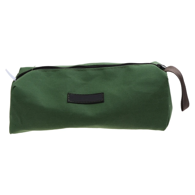 Large Capacity Tool Bag Multifunction Canvas Hand Tool Storage Carry Bags Portable Metal Toolkit for Men Gift