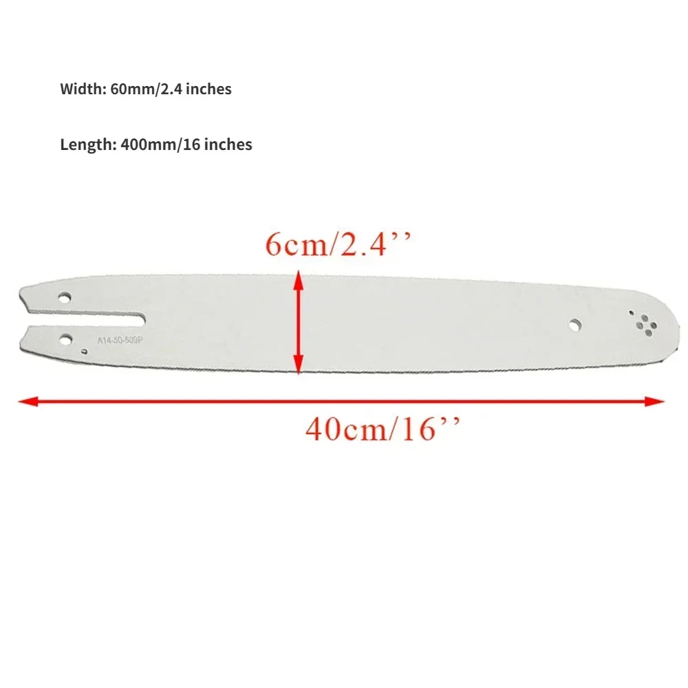 Barra di guida per motosega da 14 pollici con catena per sega 3/8 LP catena per sega a sezione 50 per accessori per elettroutensili STIHL MS170 MS180 MS250