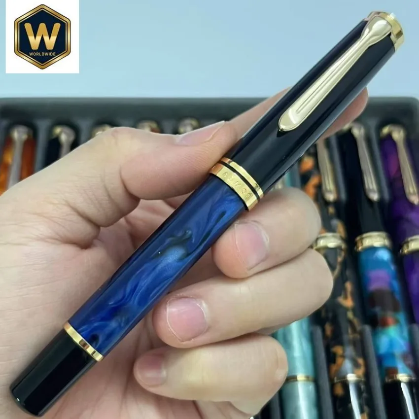 

Перьевая ручка ADMOK 800 M800 из акриловой смолы, Германия, перо Bock Schmidt 0.5F/0.7MB/1.0, для офиса, практики письма, канцелярские принадлежности