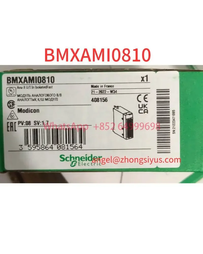 

New BMXAMI0810 moduleTested intact