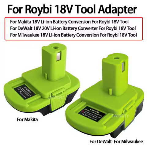 Tool Battery Adapter For Makita/Dewalt 18V Li-Ion Battery Convert to For Ryobi 18v Battery Power Tool Converter