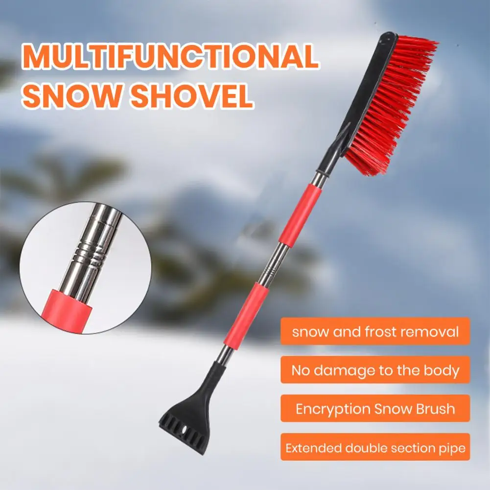 

Durable Ice Scraper Extendable Ice Scraper Snow Brush for Car Windshield Window Portable 2 1 Snow Scraper with Brush for Suv