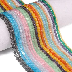 New Cat's Eye Spinel Cutting Surface Round Bead Crystal Loose Bead semi-finished DIY Bracelet Necklace Accessories 2/3mm