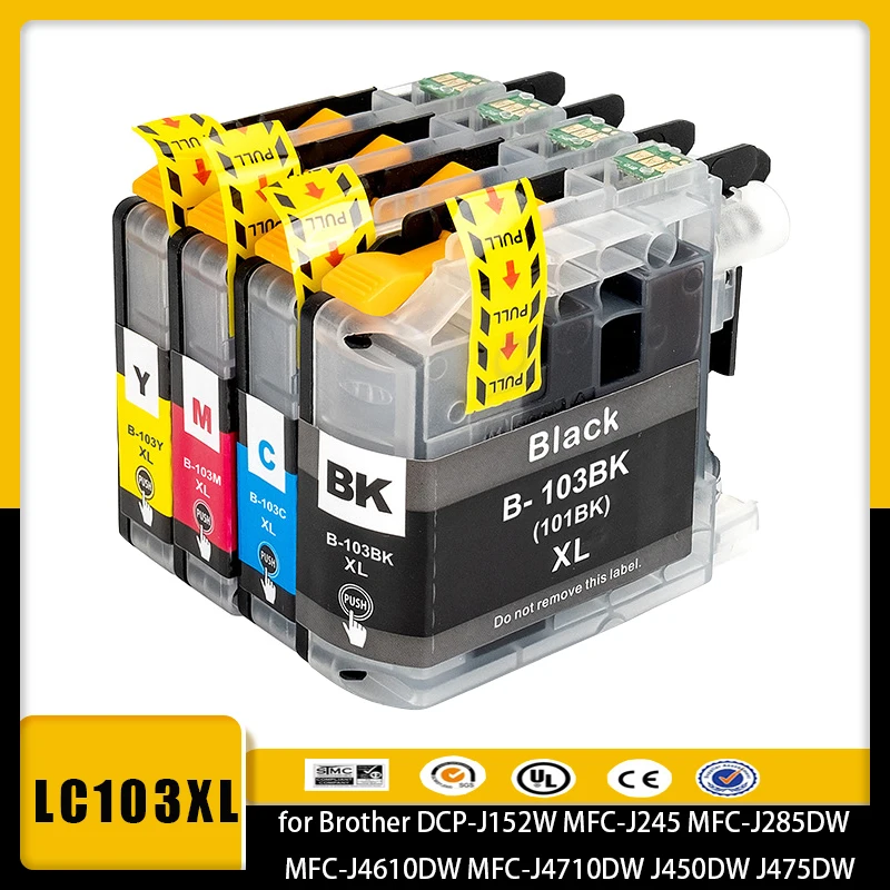 

LC103 LC101 LC 103 LC-103 Compatible InkJet Ink Cartridge For Brother MFC-J650DW J870DW J875DW J6720DW J6920DW J285DW J470DW