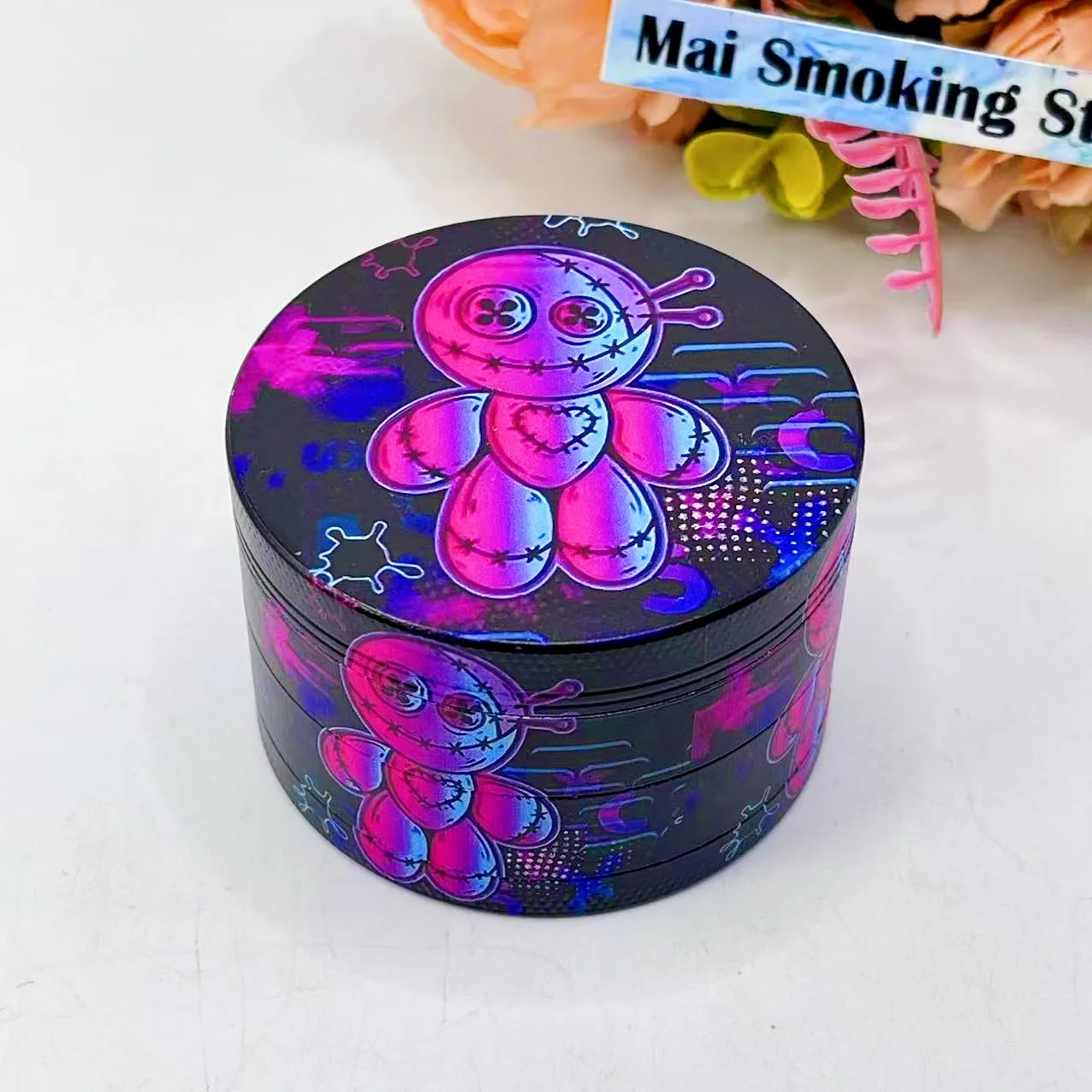 Moedor de Ervas Banette 2/2.5 polegadas, 4 Camadas, Manual, para Especiarias, Pimenta, Sal, Moedor de Tabaco, Ferramenta para Fumar