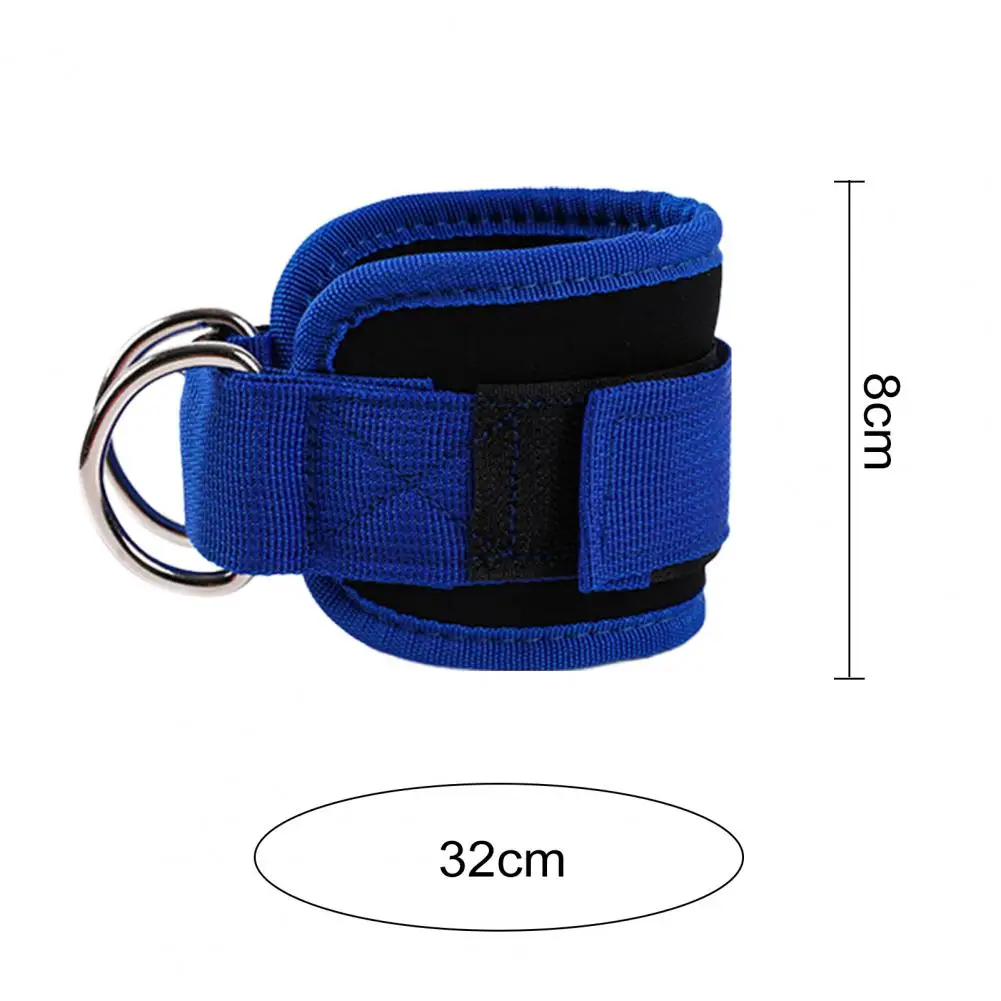 2Pcs Fitness Ankle Straps D-Ring Support Cuffs Gym Leg Strength Workouts Pulley With Buckle Sports Guard Safety Abductors