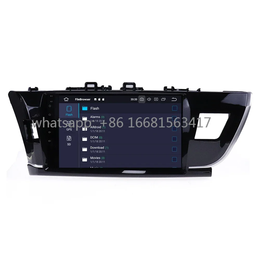 

Carplay Android 12 Auto Stereo For Toyota Corolla 2014-2016 Car GPS Navigation Multimedia Player Head Unit Auto Radio