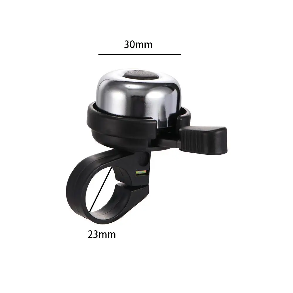 Practical Black Silver Safety Cycling Bicycle Accessories Copper Bicycle Bell Alarm Ring Bike Sound Handlebar Ring Bike Horn