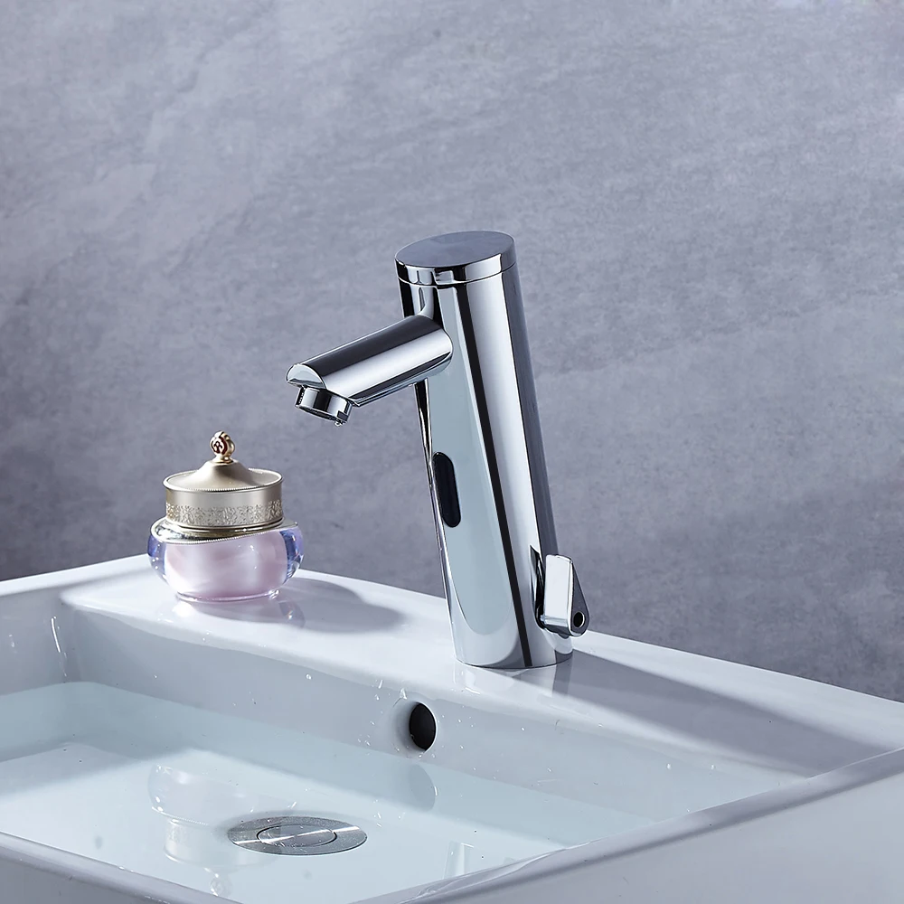 BAKALA NEW Hot & Cold Mixer Automatic Sensor Tap Hand Touch Free Sensor Tap Faucet & Sink Tap Banheiro F-2029