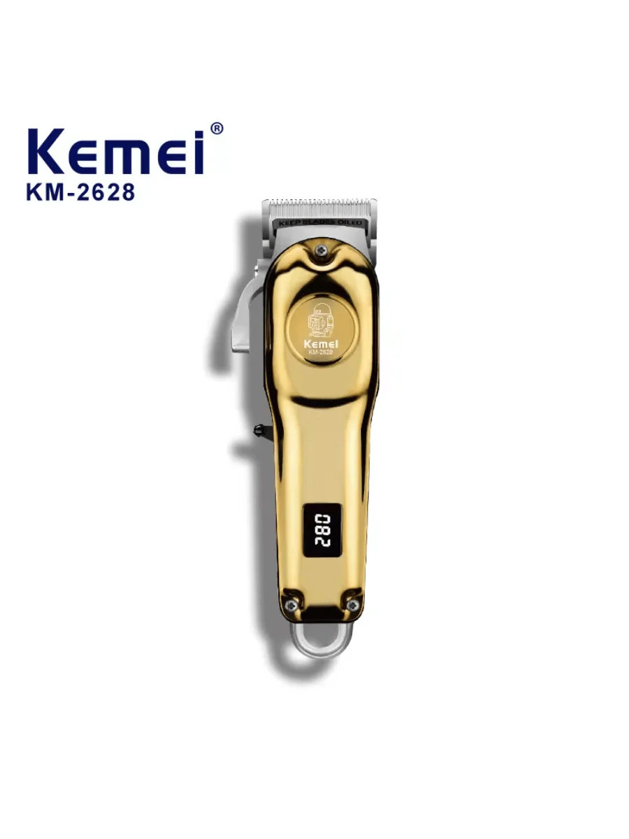 

Factory Price Professional Hair Clipper Trimmer Km-2628 Adjustable Cutter Head Electric Hair Clippers Hair Beard Clippers