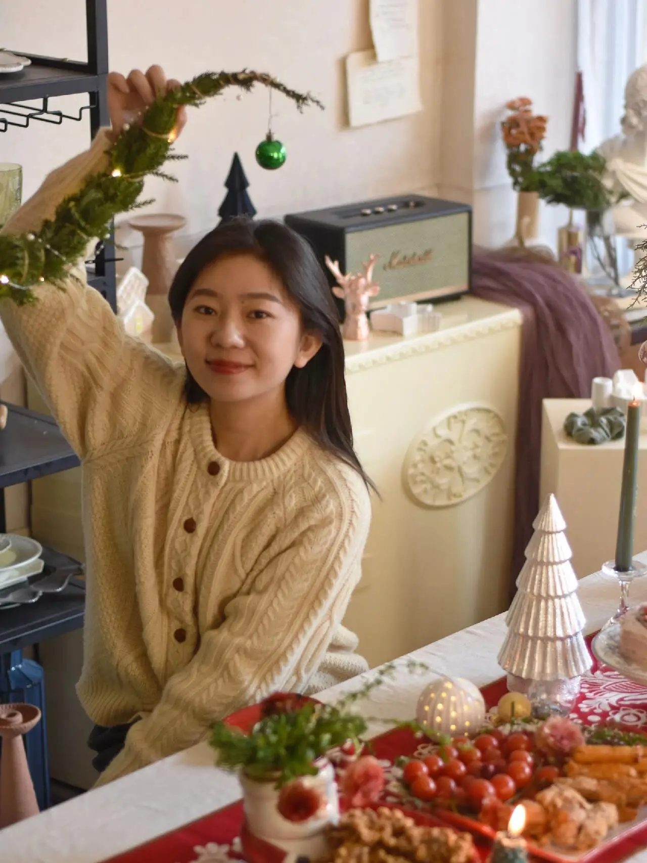 レトロなニットセーターコート レディース 秋冬 カジュアル レイヤード アウター ツイストニット カジュアル スリーブ ラウンドネック ロング...