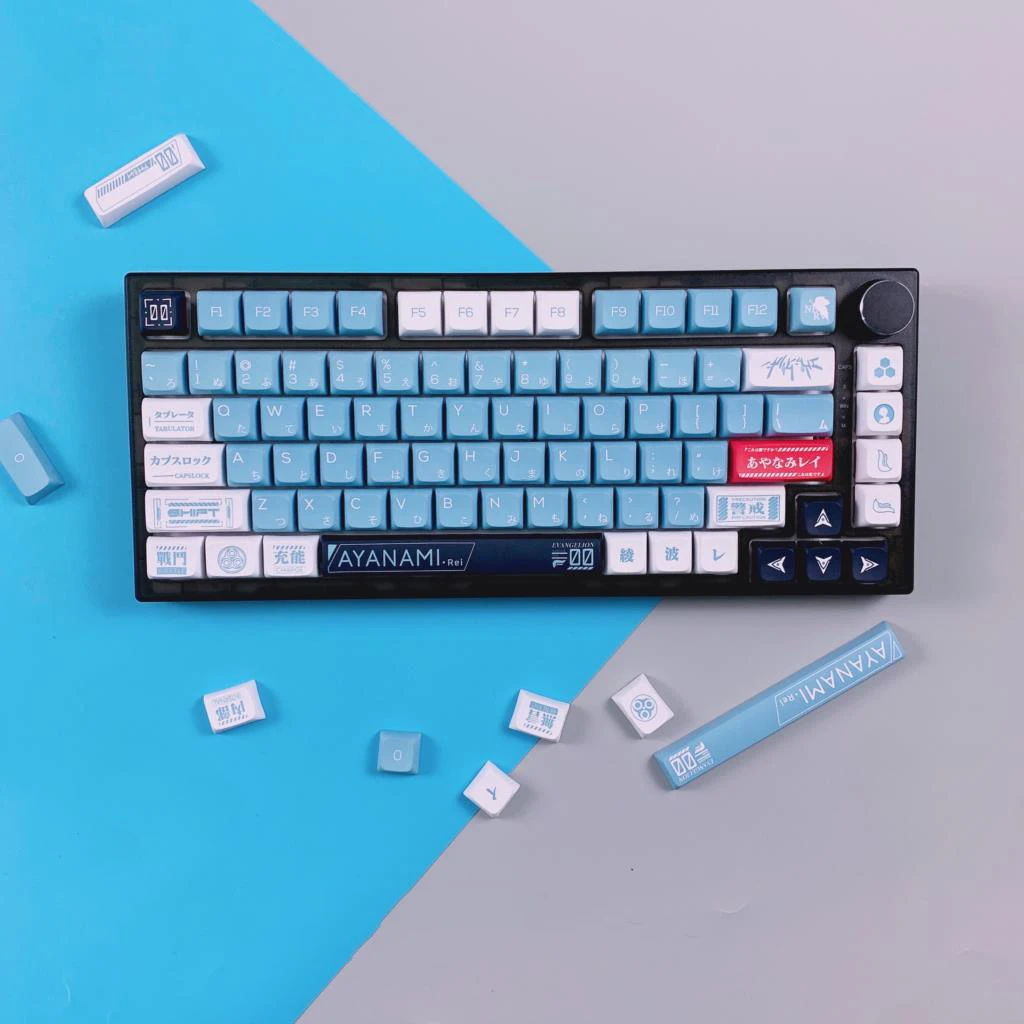 118 Key XDA Keycaps PBT White Sublimation Personality Mechanical Keyboard Keycap Adapted To CiY68 980 Satellite Axis Ball Cap