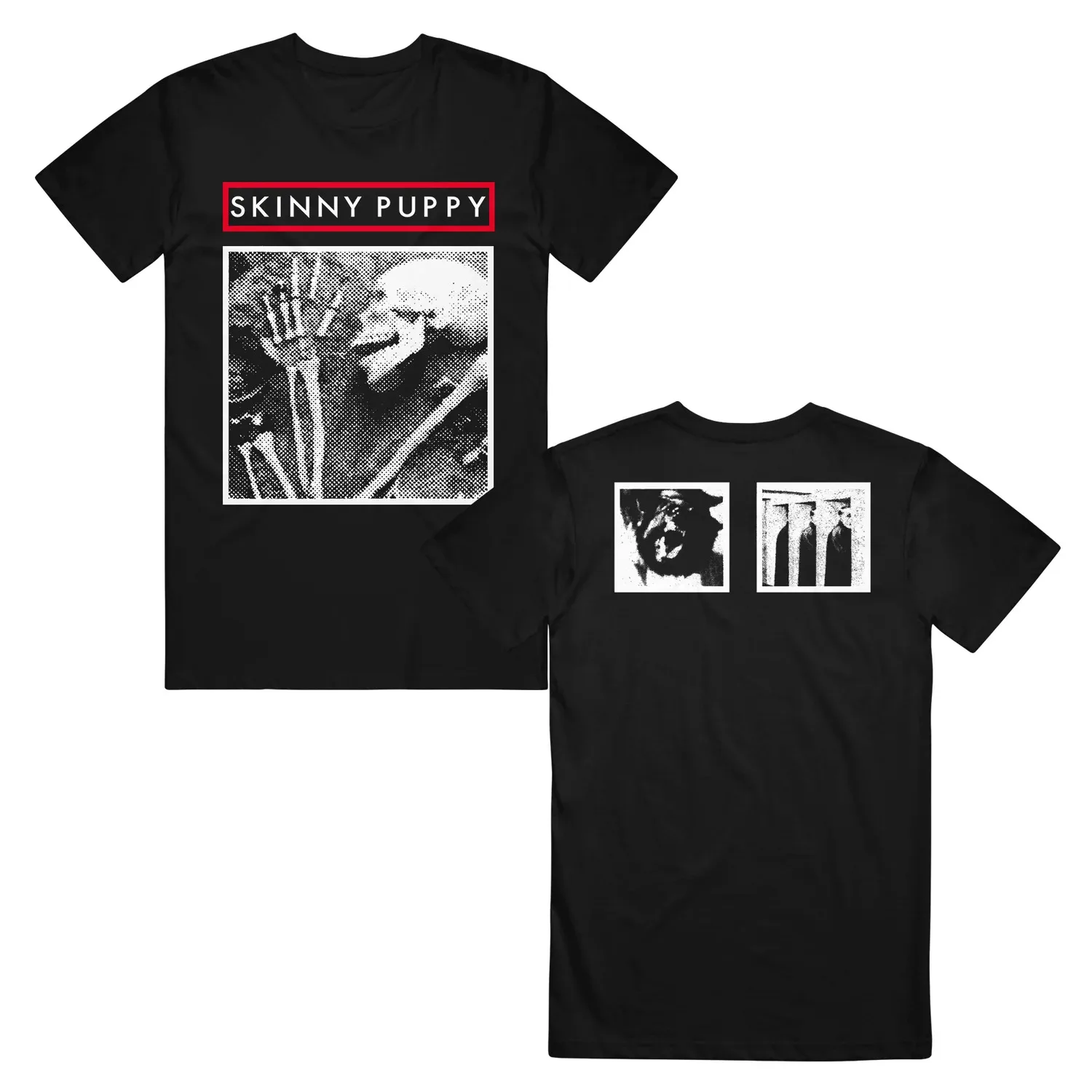 

Skinny Puppy Band Skull Cotton Black S-5XL Unisex Classic 2 Sides Shirt MM1066