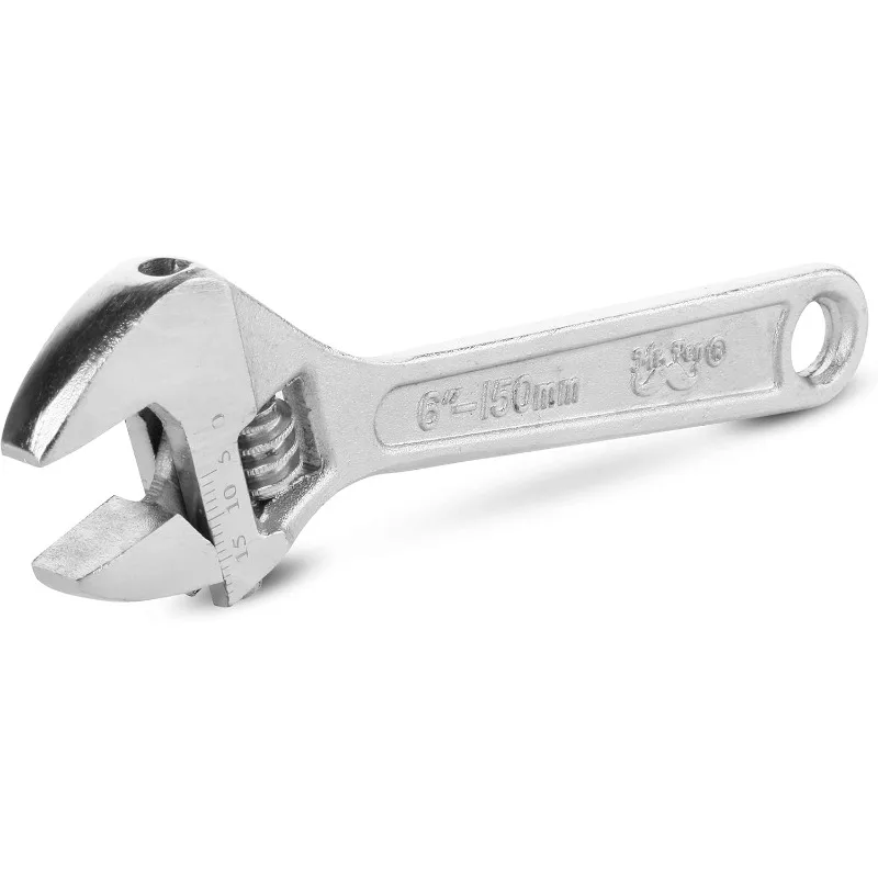 السيد. قلم - مفتاح ربط صغير، قابل للتعديل، 6 بوصات، فكي على شكل سداسي يفتح إلى 3/4 بوصة، مصنوع من فولاذ الكربون المعالج بالحرارة #5