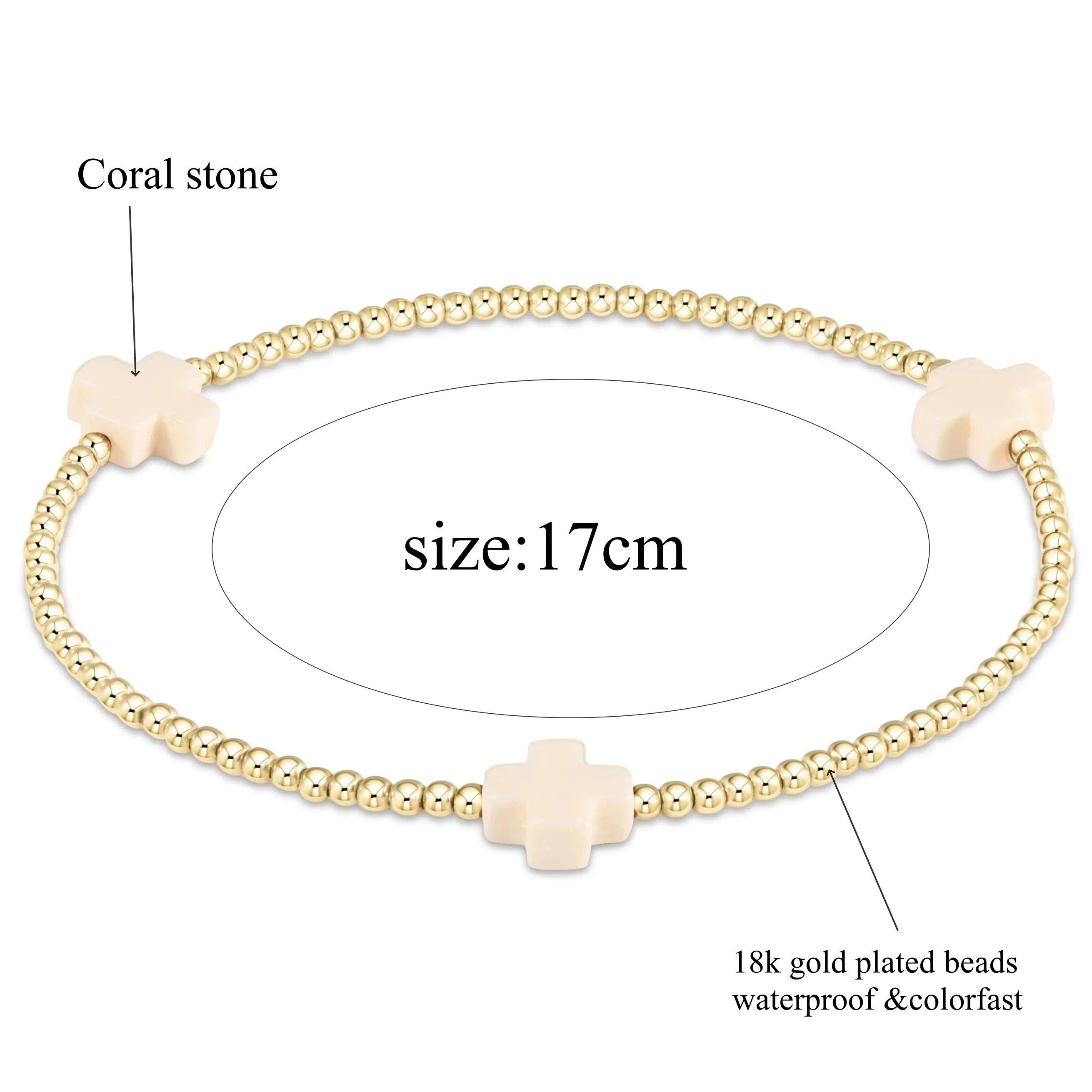 Vlen Megpróbáltatás Karcsat stackable Arany plated 18 K Vízhatlan esőköpény designe bracelet számára Nők ékszer Lelkület Kő- boho Födémgerenda pulseras