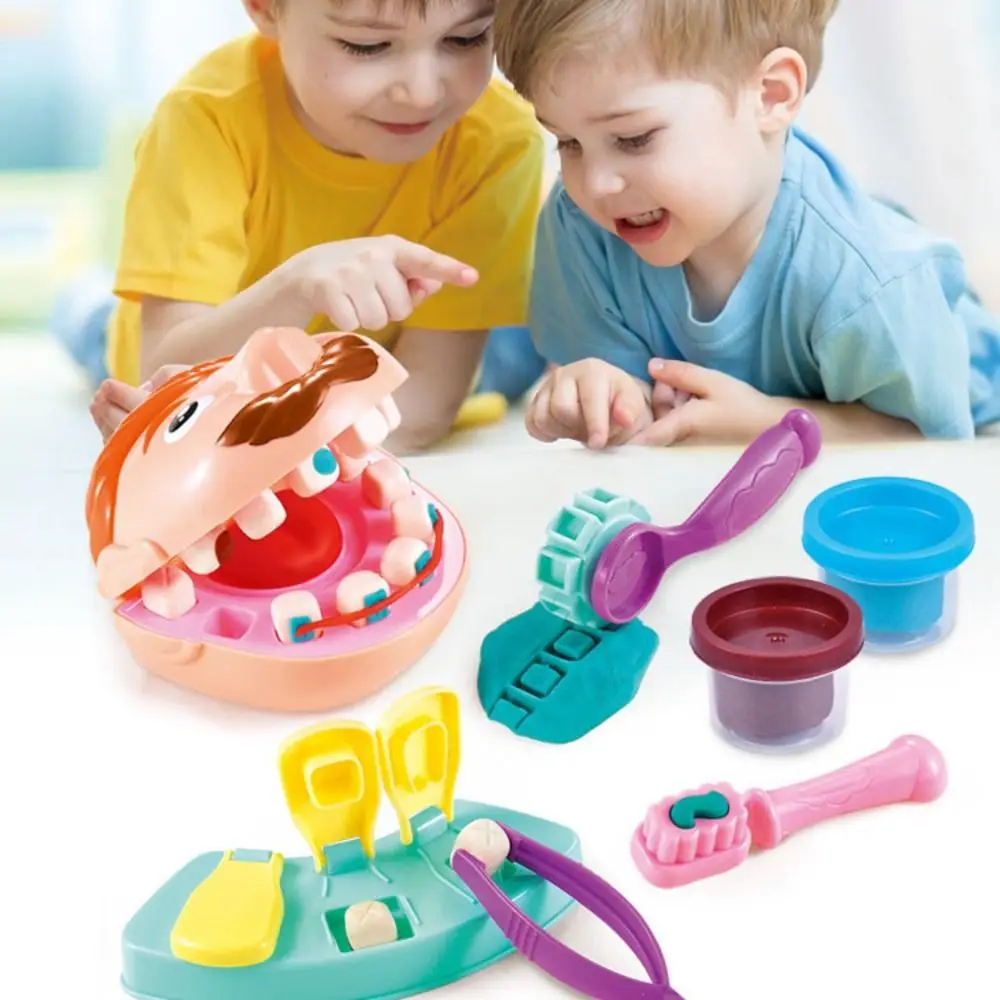 Modder Kinderen Dokter Speelgoed Set Interactieve Montessori Arts Fantasiespel Kit Cognitieve DIY Puzzel Dokter Speelgoed Meisjes Jongens