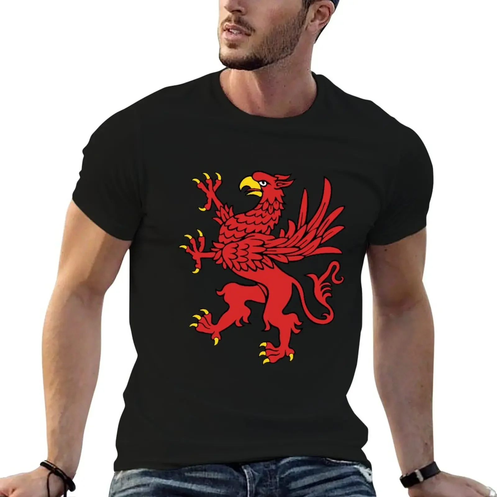 

Griffin Mythological Creature T-Shirt football t shirt new edition rapper graphic tees tshirts for men