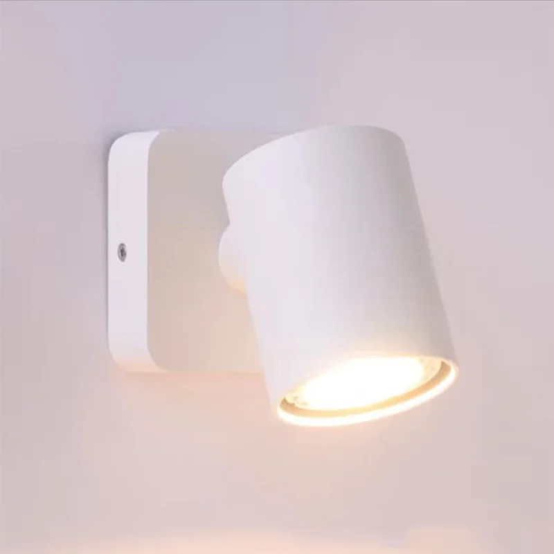 

Indoor 7W Led Ceiling Wall Light Modern Style Folding Rotation Home Hotel Bedroom Bedside Living Room Reading Wall Lamp AC85-265