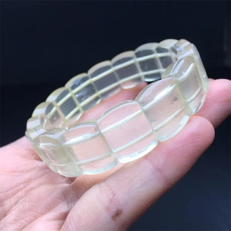 

16MM Natural Citrine Bangle Crystal Fashion Bangles Women Healing DIY for Girls Ladies Jewelry 1PCS