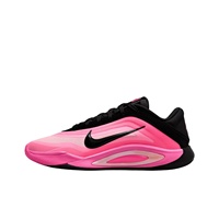 Nike A'One Anti Slip Wear Resistant Low Top Basketball Shoes Women's Pink Black FZ8606-001