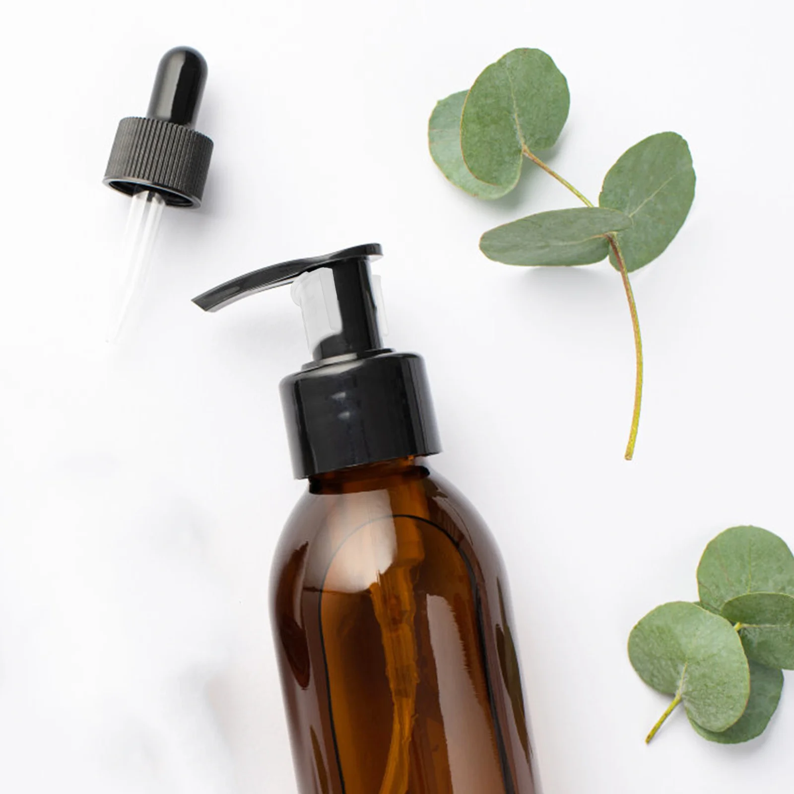 

20Pcs Leakproof Pump Locks Travel for Shampoo Lotion Cleanser Oil Dispenser Secure Locking Collar Portable