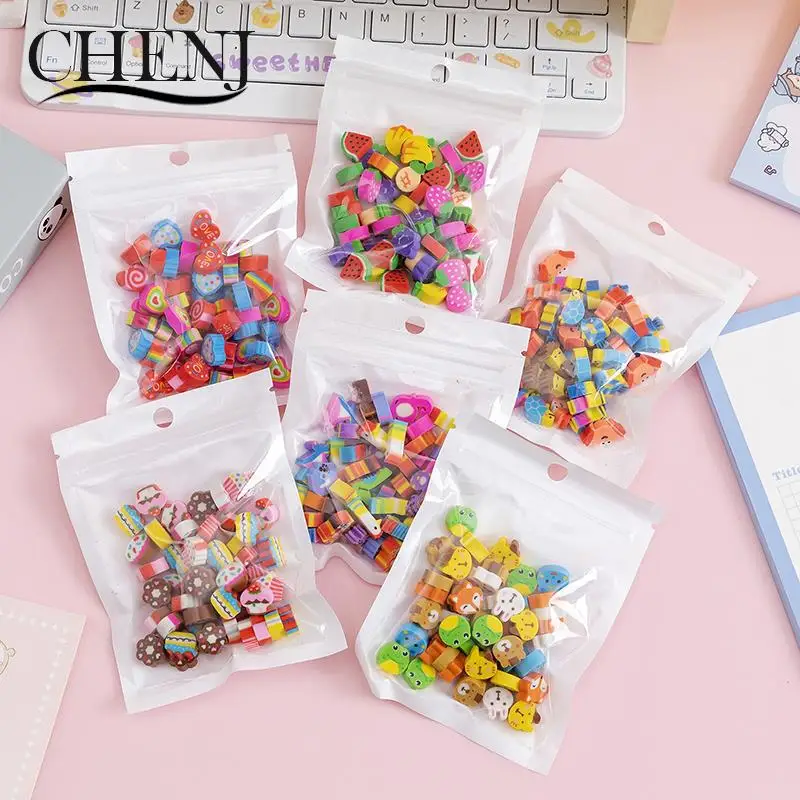 50 шт./упаковка, милые ластики