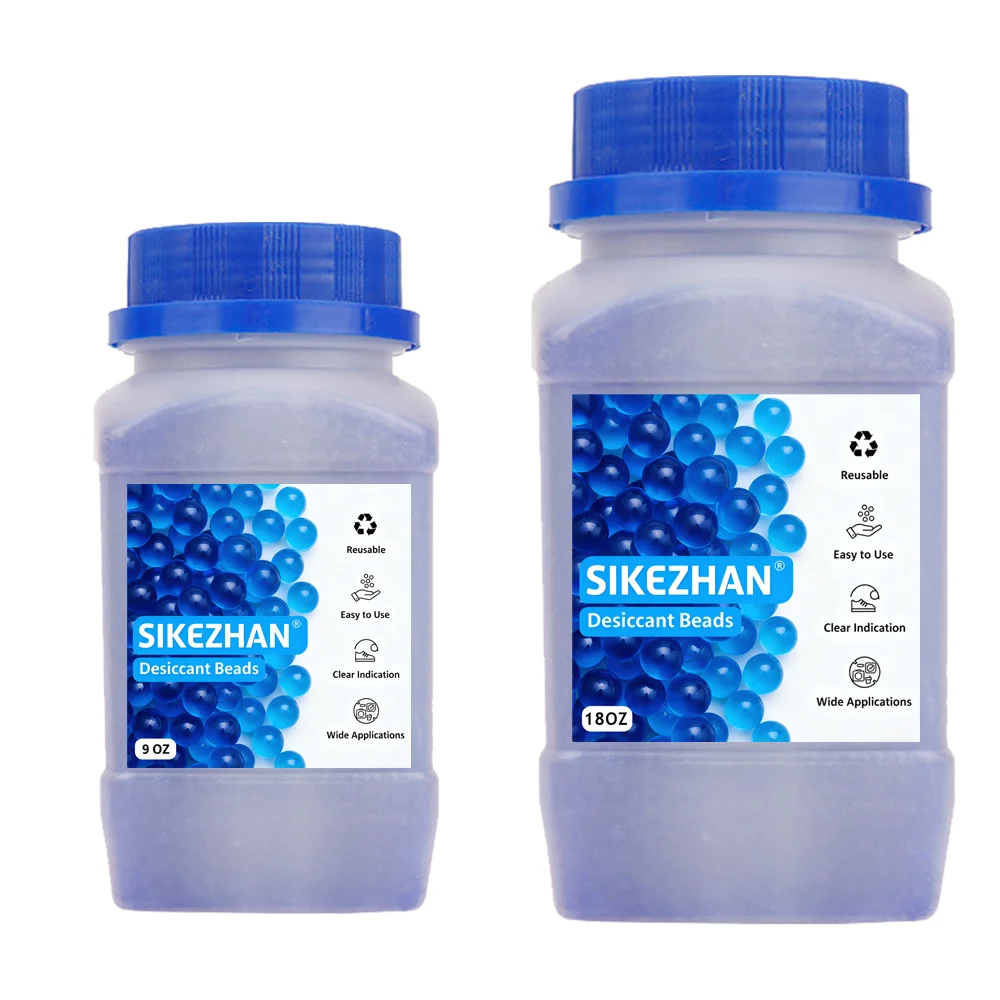 Blauw/oranje aangeeft silicagel droogmiddelkralen, herbruikbare vochtabsorber voor opslag, kasten, elektronica, 3D-printerfilament - afbeelding 2