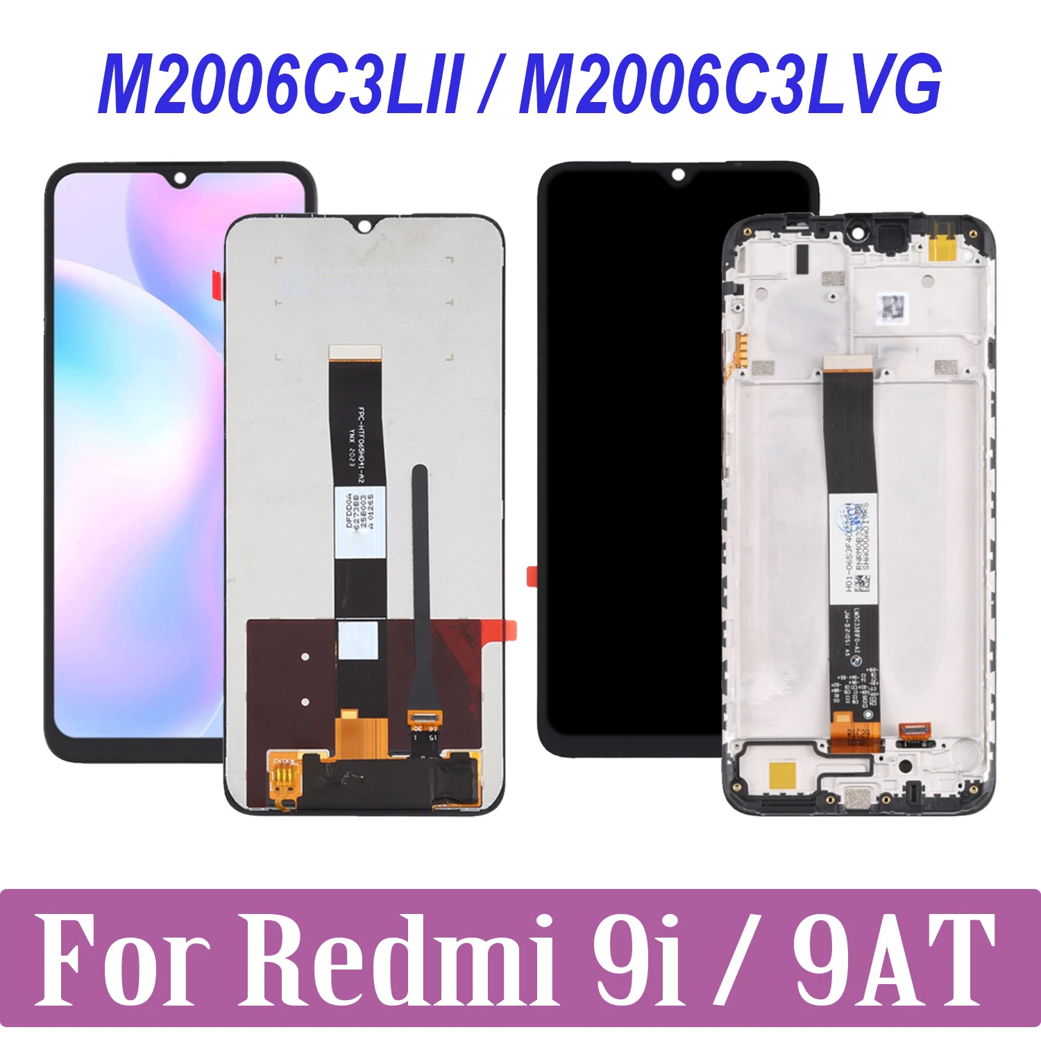 

6.53" For Xiaomi Redmi 9i 9AT LCD Display Touch Screen Digitizer Assembly For Redmi9AT Redmi9i M2006C3LII M2006C3LVG LCD