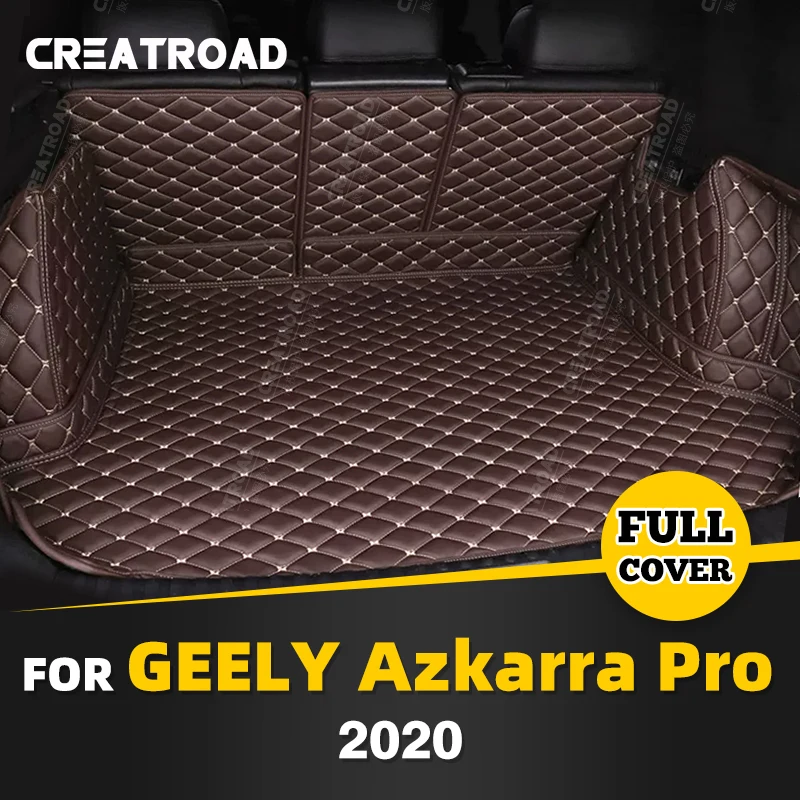 

Автомобильный коврик для багажника с полным покрытием для GEELY Azkarra Pro 2020, автомобильный коврик для багажника, подкладка для груза, защитные аксессуары для интерьера