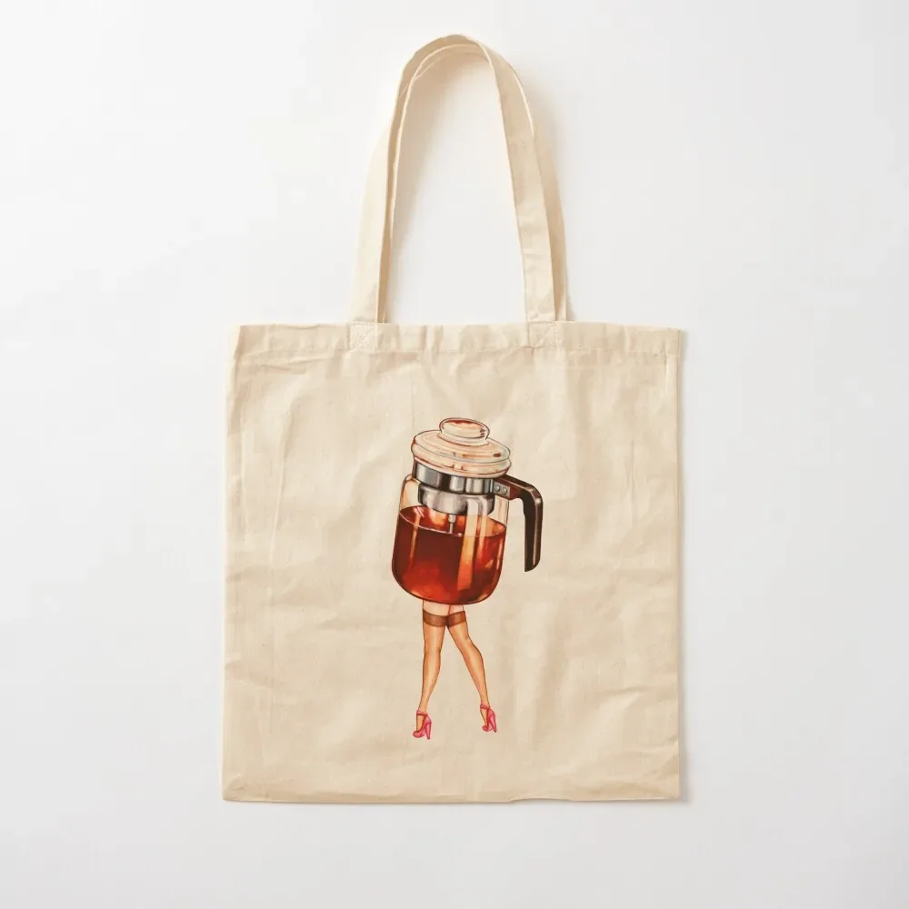 Coffee Pot Pin-Up Tote Bag handbag free delivery bags Tote Bag